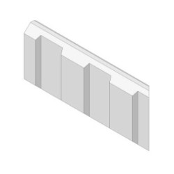 Šamotová deska přední, pravá KV DYNAMIC R 3G S 72.44.42.21 